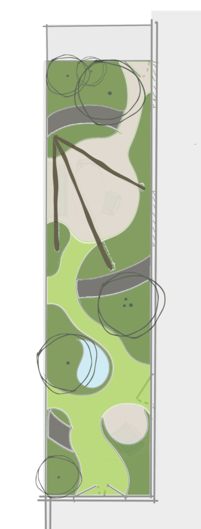 Plattegrond ontwerp Obrechtstraat 374